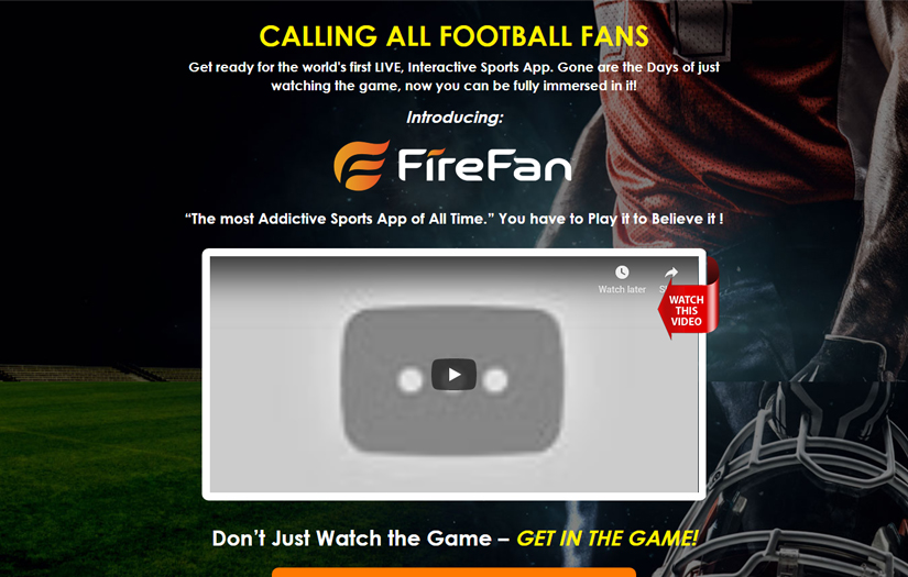 Fire Fan Football screenshot 1